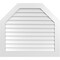 Ekena Millwork Octagonal Top Surface Mount PVC Gable Vent w/ 3-1/2"W x 1"P Standard Frame, 40"W x 36"H GVPOT40X3601SN - alternate 1
